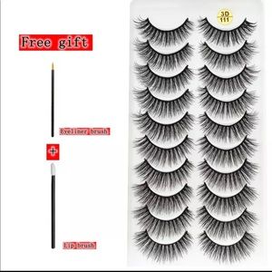 10 Pack of Lashes with free Gifts